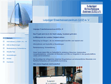 Tablet Screenshot of leipziger-erwerbslosenzentrum.de